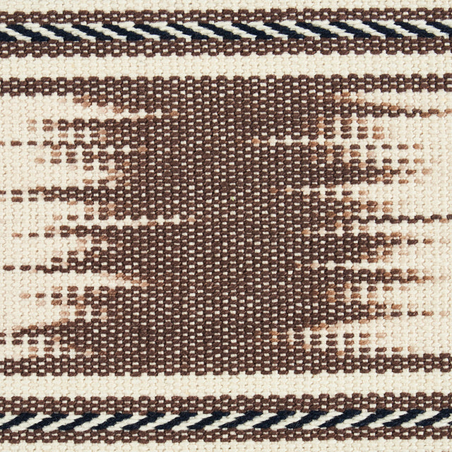 Schumacher 79302 BANYAN IKAT TAPE in BROWN Trim - HAPPY TOGE
