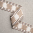 Schumacher 79305 BANYAN IKAT TAPE in SAND Trim - PERENNIAL F