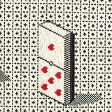 Schumacher Domino Épinglé Black Fabric