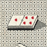 Schumacher Domino Épinglé Black Fabric