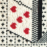 Schumacher Domino Épinglé Black Fabric