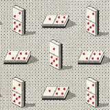 Schumacher Domino Épinglé Black Fabric