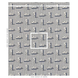 Schumacher Domino Épinglé Blue Fabric