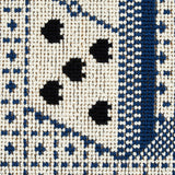 Schumacher Domino Épinglé Blue Fabric