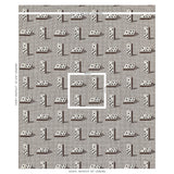 Schumacher Domino Épinglé Brown Fabric