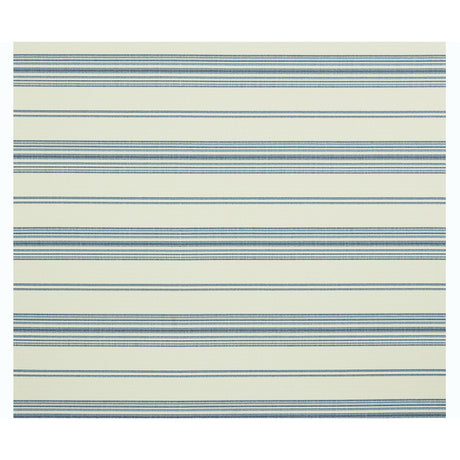 Schumacher Solana Stripe Indoor/Outdoor Navy Fabric - Eade's Wallpaper