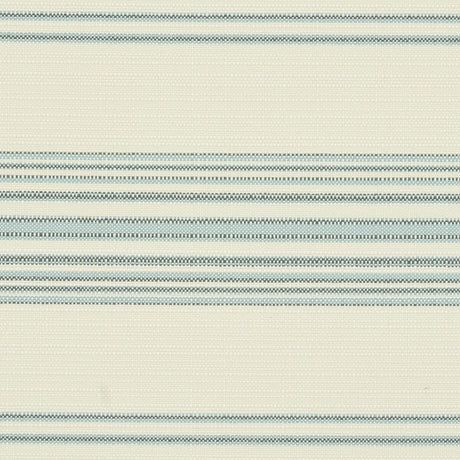 Schumacher Solana Stripe Indoor/Outdoor Sky Fabric - Eade's Wallpaper