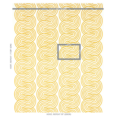 Schumacher Giraldi Embroidery Gold Fabric