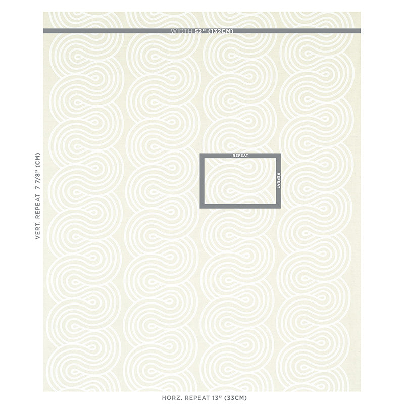 Schumacher Giraldi Embroidery Natural Fabric