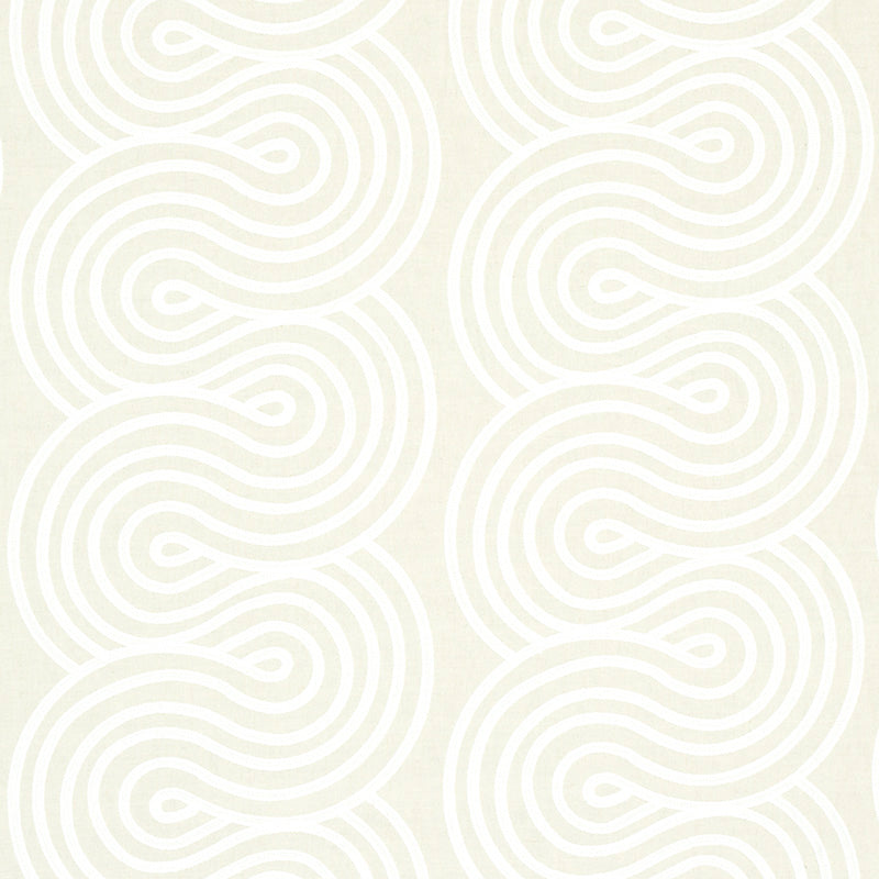 Schumacher Giraldi Embroidery Natural Fabric