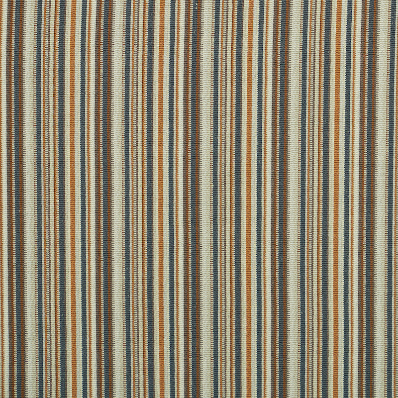 Schumacher Sinoir Stripe Neutral Fabric - Eade's Wallpaper