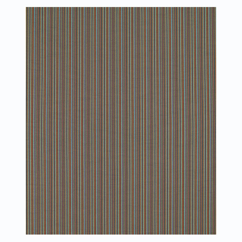 Schumacher Sinoir Stripe Multi Fabric - Eade's Wallpaper