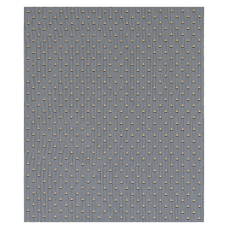 Schumacher Ludus Stripe Black Fabric - Eade's Wallpaper
