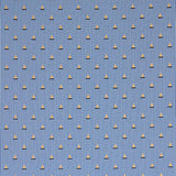 Schumacher Ludus Stripe Blue Fabric - Eade's Wallpaper