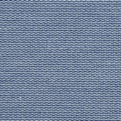Schumacher 79380 SANDPIPER TAPE WIDE in BLUE Trim - HAPPY TO
