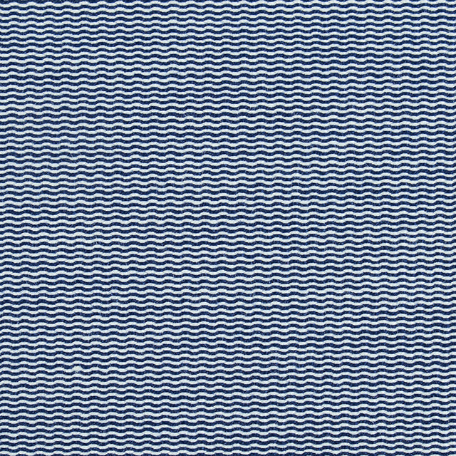 Schumacher 79380 SANDPIPER TAPE WIDE in BLUE Trim - HAPPY TO