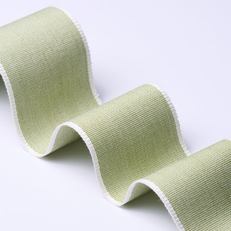 Schumacher 79384 SANDPIPER TAPE WIDE in GREEN Trim - PERENNI