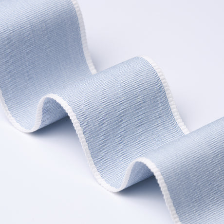 Schumacher 79385 SANDPIPER TAPE WIDE in SKY Trim - PERENNIAL