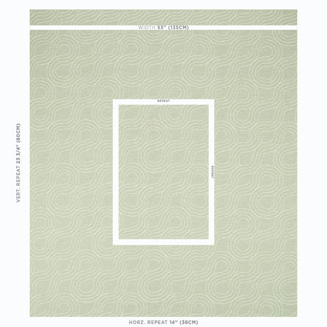 Schumacher Alma Indoor/Outdoor Dove Fabric