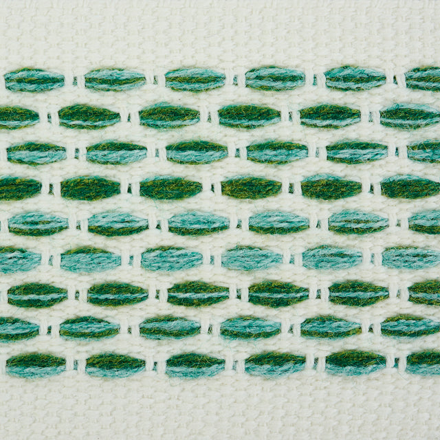 Schumacher 79420 PORTOLA TAPE INDOOR/OUTDOOR in GREEN Trim -