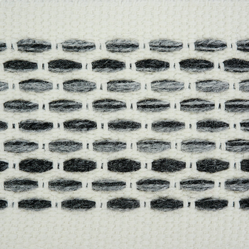 Schumacher 79422 PORTOLA TAPE INDOOR/OUTDOOR in CHARCOAL Tri