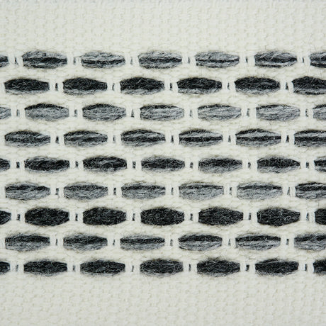 Schumacher 79422 PORTOLA TAPE INDOOR/OUTDOOR in CHARCOAL Tri