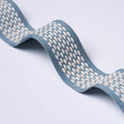 Schumacher 79428 PORTOLA TAPE INDOOR/OUTDOOR in SKY Trim - P