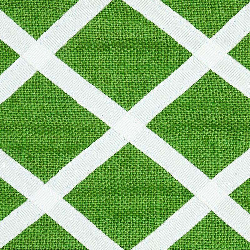 Schumacher 79440 ZELLA APPLIQUÃ‰D TAPE in GREEN Trim - HAPPY
