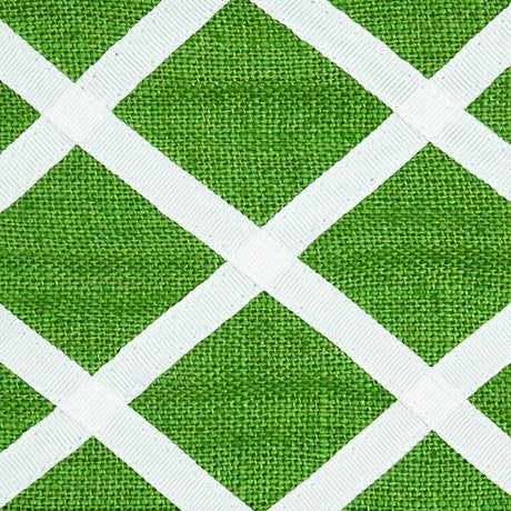 Schumacher 79440 ZELLA APPLIQUÃ‰D TAPE in GREEN Trim - HAPPY