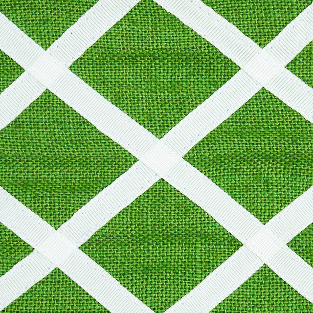 Schumacher 79440 ZELLA APPLIQUÃ‰D TAPE in GREEN Trim - HAPPY