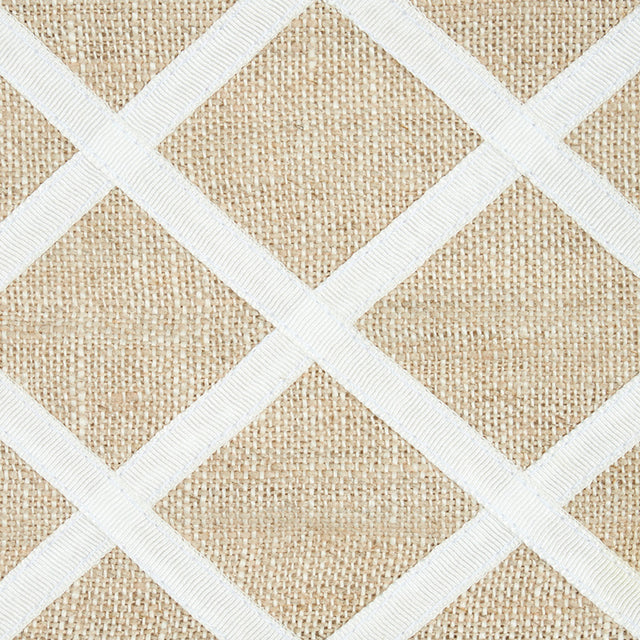 Schumacher 79442 ZELLA APPLIQUÃ‰D TAPE in NATURAL Trim - HAP