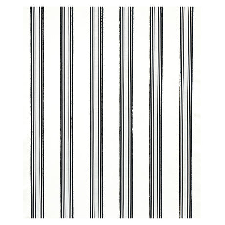 Schumacher Senza Satin Stripe Pearl Fabric - Eade's Wallpaper