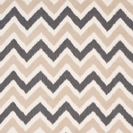 Schumacher Vedado Ikat Neutral Fabric - Eade's Wallpaper