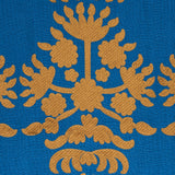 Schumacher Cybele Embroidery Blue Fabric