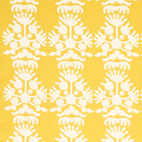 Schumacher Cybele Embroidery Yellow Fabric