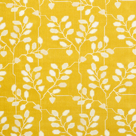 Schumacher Tumble Weed Épinglé Buttercup Fabric - Eade's Wallpaper