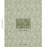 Schumacher Tumble Weed Épinglé Meadow Green Fabric - Eade's Wallpaper