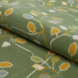 Schumacher Tumble Weed Épinglé Meadow Green Fabric - Eade's Wallpaper