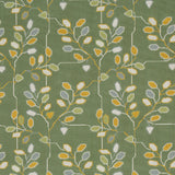 Schumacher Tumble Weed Épinglé Meadow Green Fabric - Eade's Wallpaper