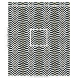 Schumacher Arcure Épinglé Zebra Black Fabric
