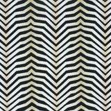 Schumacher Arcure Épinglé Zebra Black Fabric