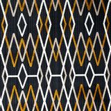 Schumacher Kyoto Trellis Soot Fabric - Eade's Wallpaper