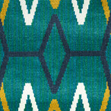 Schumacher Kyoto Trellis Emerald Fabric - Eade's Wallpaper