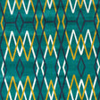 Schumacher Kyoto Trellis Emerald Fabric - Eade's Wallpaper