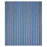 Schumacher Larivey Stripe Slate Fabric - Eade's Wallpaper