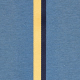 Schumacher Larivey Stripe Slate Fabric - Eade's Wallpaper