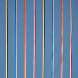 Schumacher Larivey Stripe Slate Fabric - Eade's Wallpaper