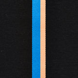 Schumacher Larivey Stripe Charcoal Fabric - Eade's Wallpaper