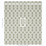 Schumacher Cleo Trellis Indoor/Outdoor Neutral Fabric