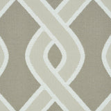 Schumacher Cleo Trellis Indoor/Outdoor Neutral Fabric